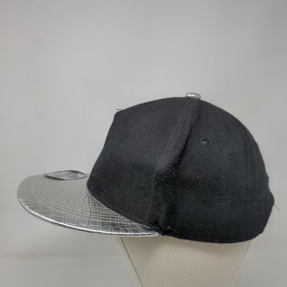 Sports Cap Snapback Hat Black One Size Adjustable Colorblock Damplush - Picture 3 of 8